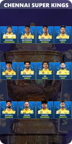 Chennai Super Kings squad IPL 2025